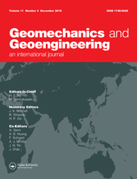 Cover image for Geomechanics and Geoengineering, Volume 11, Issue 4, 2016