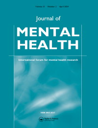 Cover image for Journal of Mental Health, Volume 33, Issue 2, 2024