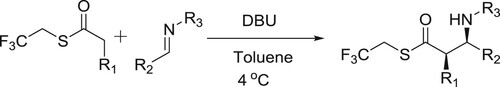 Scheme 44. Synthesis of protected β-amino acids.