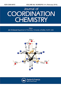 Cover image for Journal of Coordination Chemistry, Volume 68, Issue 3, 2015