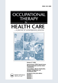 Cover image for Occupational Therapy In Health Care, Volume 37, Issue 3, 2023