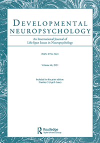 Cover image for Developmental Neuropsychology, Volume 46, Issue 3, 2021