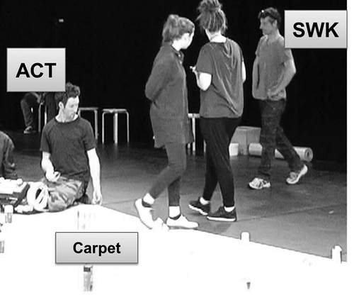 Figure 7. Carpet and stage worker
