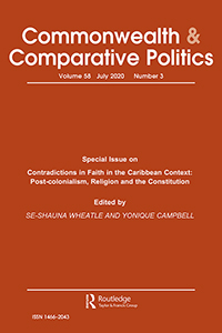 Cover image for Commonwealth & Comparative Politics, Volume 58, Issue 3, 2020