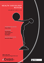 Cover image for Health Sociology Review, Volume 20, Issue 1, 2011