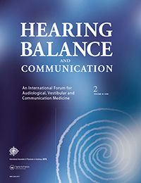 Cover image for Hearing, Balance and Communication, Volume 18, Issue 2, 2020