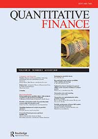 Cover image for Quantitative Finance, Volume 9, Issue 8, 2009