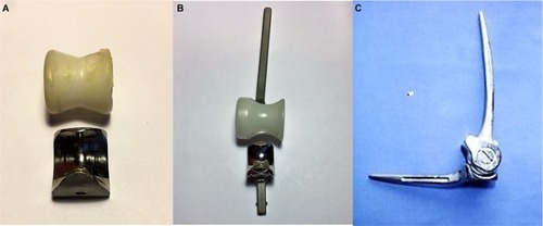 Figure 3 Examples of the wide range of designs of TER available in the 1980s when the design of TKR had become standardized.