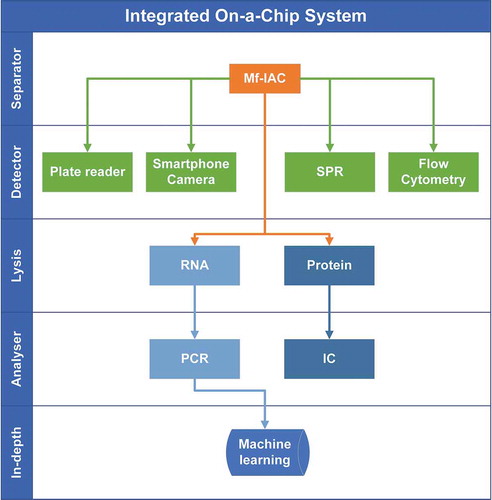 Figure 4. Recent efforts towards integrated on-a-chip systems for generation of EVs.
