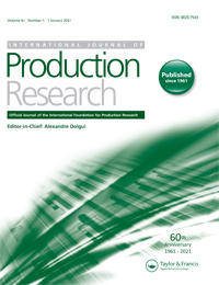 Cover image for International Journal of Production Research, Volume 61, Issue 1, 2023