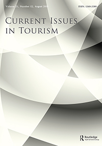 Cover image for Current Issues in Tourism, Volume 21, Issue 12, 2018