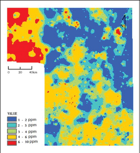 Figure 9. K surface