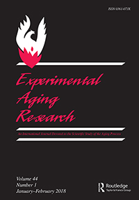 Cover image for Experimental Aging Research, Volume 44, Issue 1, 2018