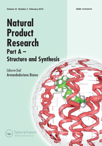 Cover image for Natural Product Research, Volume 33, Issue 3, 2019