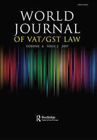 Cover image for World Journal of VAT/GST Law, Volume 6, Issue 2, 2017