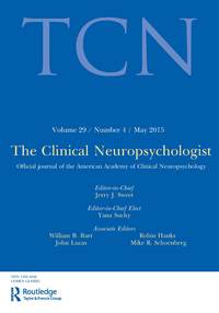 Cover image for The Clinical Neuropsychologist, Volume 29, Issue 4, 2015