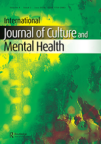 Cover image for International Journal of Culture and Mental Health, Volume 9, Issue 2, 2016