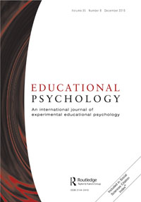 Cover image for Educational Psychology, Volume 35, Issue 8, 2015