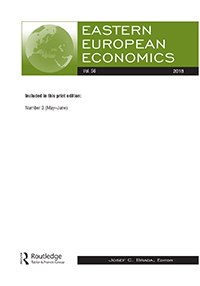 Cover image for Eastern European Economics, Volume 56, Issue 3, 2018