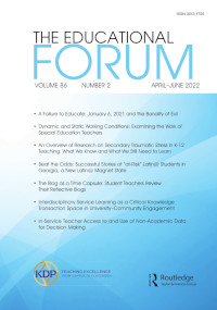 Cover image for The Educational Forum, Volume 86, Issue 2, 2022