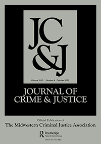 Cover image for Journal of Crime and Justice, Volume 46, Issue 4, 2023