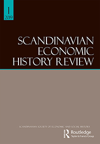 Cover image for Scandinavian Economic History Review, Volume 67, Issue 1, 2019