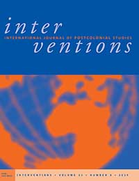 Cover image for Interventions, Volume 21, Issue 5, 2019