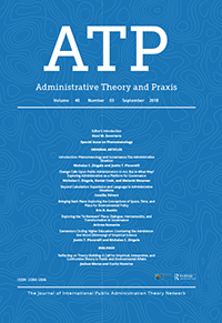 Cover image for Administrative Theory & Praxis, Volume 40, Issue 3, 2018