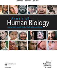 Cover image for Annals of Human Biology, Volume 47, Issue 3, 2020