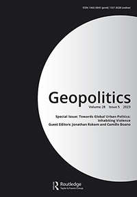 Cover image for Geopolitics, Volume 28, Issue 5, 2023
