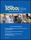 Cover image for Preventing School Failure: Alternative Education for Children and Youth, Volume 40, Issue 2, 1996