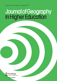 Cover image for Journal of Geography in Higher Education, Volume 41, Issue 3, 2017