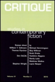 Cover image for Critique: Studies in Contemporary Fiction, Volume 36, Issue 2, 1995
