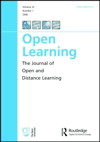 Cover image for Open Learning: The Journal of Open, Distance and e-Learning, Volume 8, Issue 3, 1993