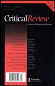 Cover image for Critical Review, Volume 22, Issue 4, 2010