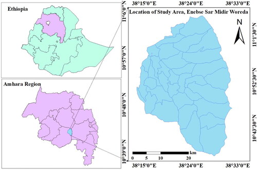 Figure 1. Location map of the study area.