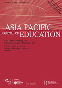 Cover image for Asia Pacific Journal of Education, Volume 38, Issue 4, 2018