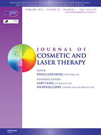 Cover image for Journal of Cosmetic and Laser Therapy, Volume 15, Issue 1, 2013