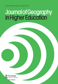 Cover image for Journal of Geography in Higher Education, Volume 39, Issue 3, 2015