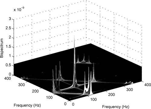 Figure 7. Bispectrum (system with damage).