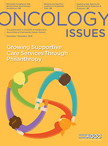 Cover image for Oncology Issues, Volume 31, Issue 6, 2016