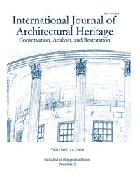 Cover image for International Journal of Architectural Heritage, Volume 14, Issue 2, 2020