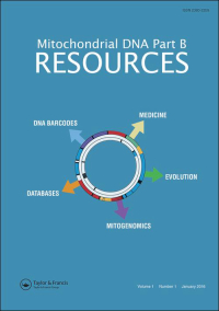 Cover image for Mitochondrial DNA Part B, Volume 8, Issue 4, 2023