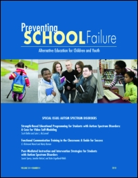 Cover image for Preventing School Failure: Alternative Education for Children and Youth, Volume 61, Issue 2, 2017