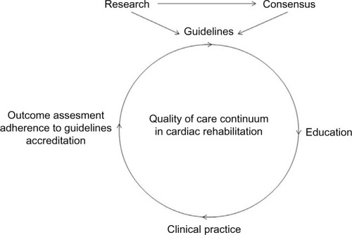 Figure 2 Quality of care continuum in cardiac rehabilitation and secondary prevention.