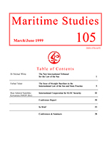 Cover image for Australian Journal of Maritime & Ocean Affairs, Volume 1999, Issue 105, 1999