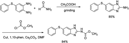Scheme 5. Synthesis of fenbendazole.