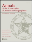 Cover image for Annals of the American Association of Geographers, Volume 104, Issue 5, 2014