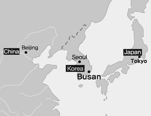 Figure 1. Location of Busan City.