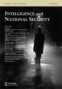 Cover image for Intelligence and National Security, Volume 30, Issue 4, 2015